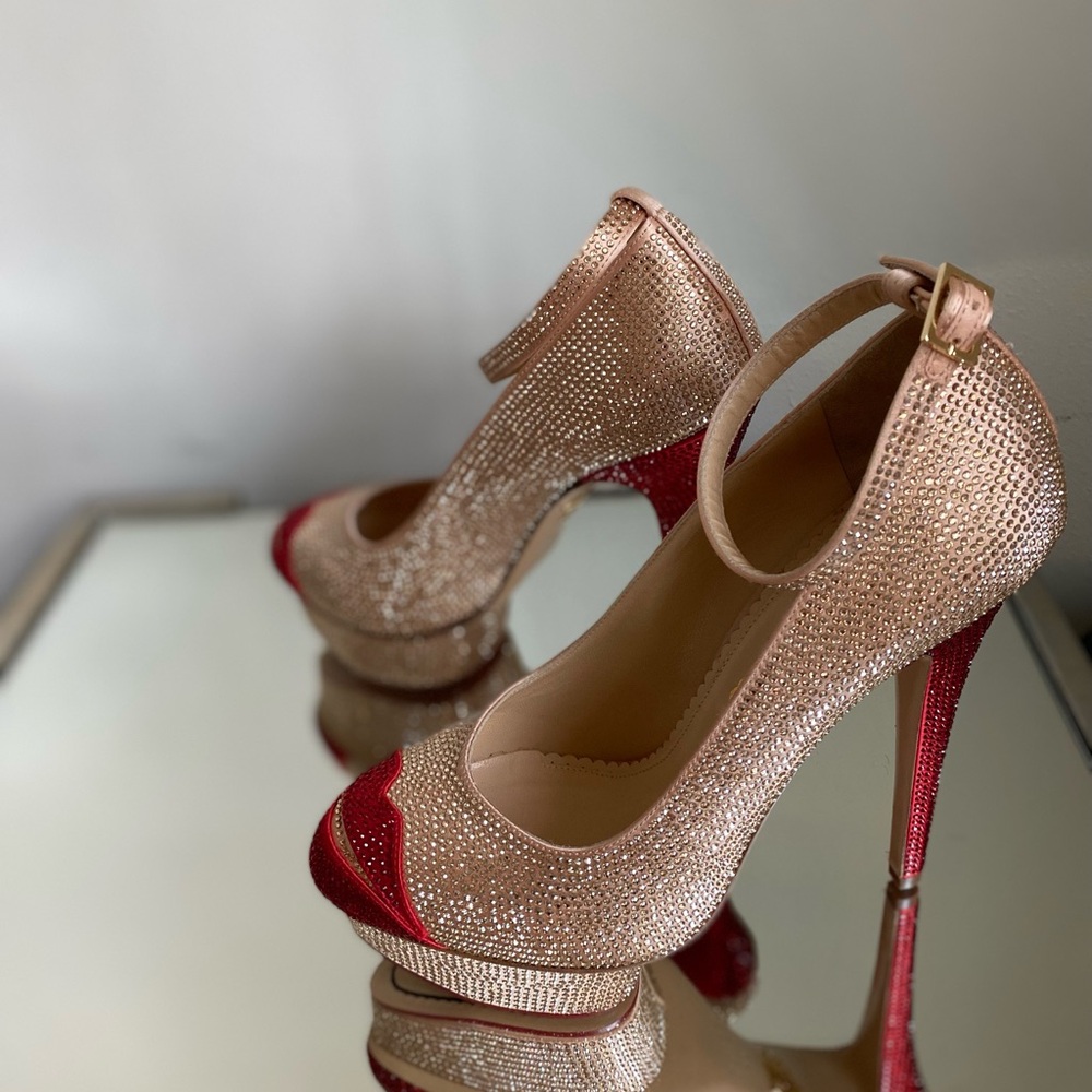 New Charlotte Olympia CRYSTAL KISS ME DOLORES $3,200 39 - Picture 9 of 16